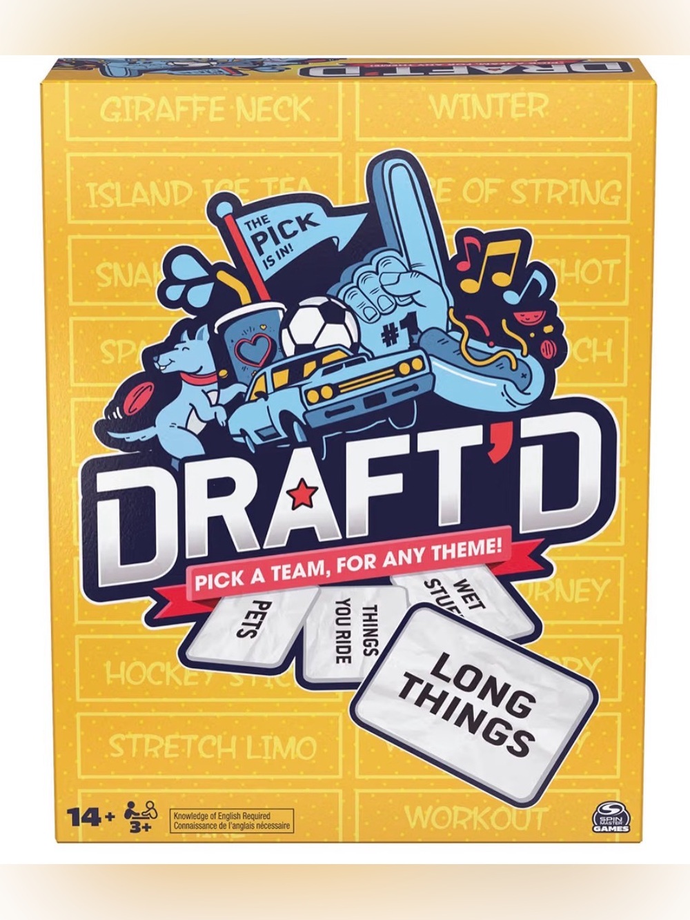 Draftd Party Game by Spinmaster Games - NIB - No Cancels